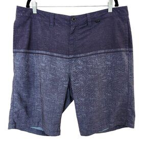 Travis Mathew Shorts Men Size 38 Blue Polyester Spandex